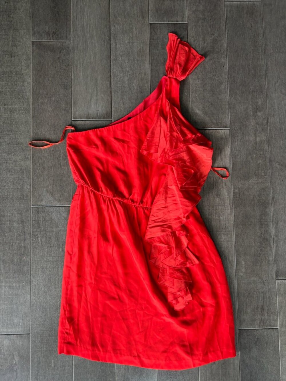 Tommy Hilfiger one shoulder ruffled dress